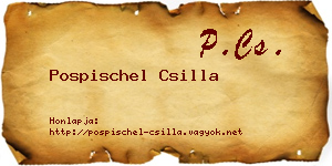 Pospischel Csilla névjegykártya